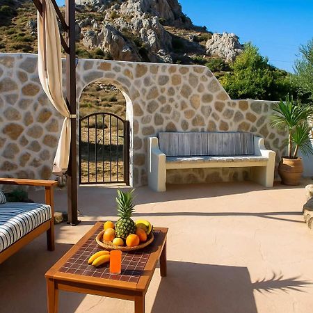 Atlantic Cave Haven-Seaside, Fully Equipped Apartment Kolymbia Bagian luar foto
