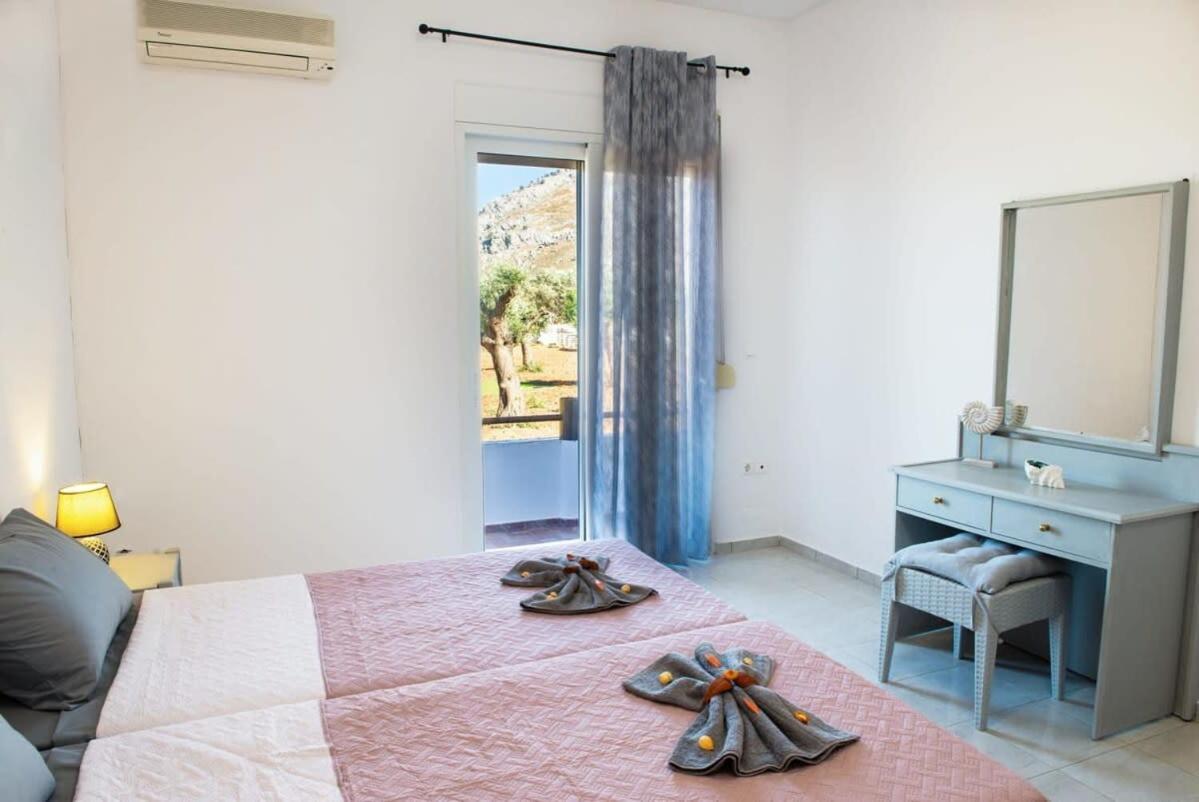 Atlantic Cave Haven-Seaside, Fully Equipped Apartment Kolymbia Bagian luar foto