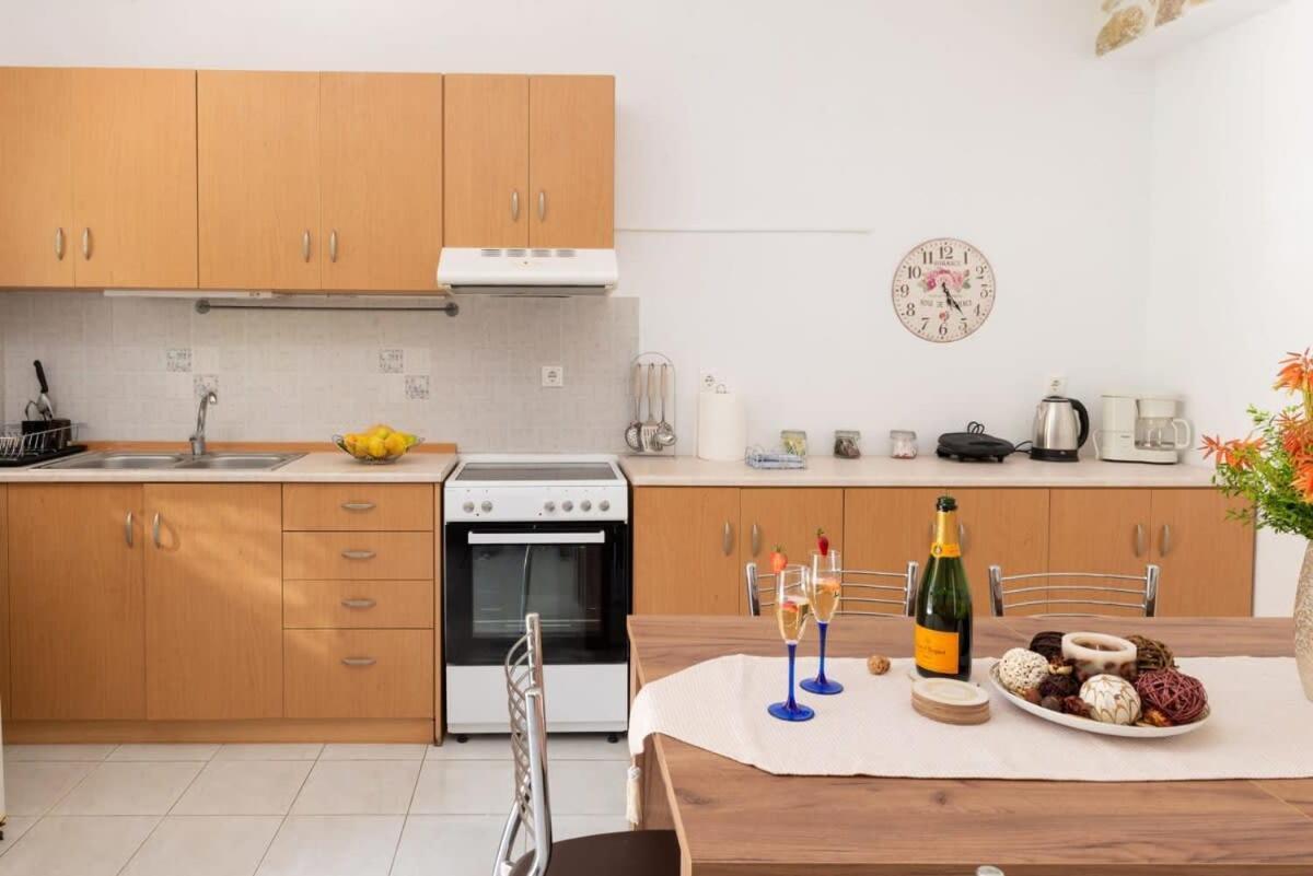 Atlantic Cave Haven-Seaside, Fully Equipped Apartment Kolymbia Bagian luar foto