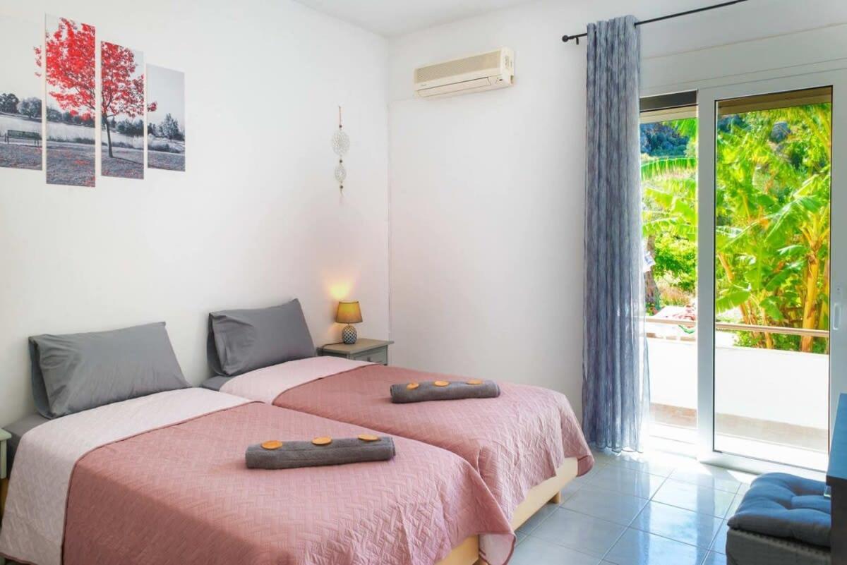 Atlantic Cave Haven-Seaside, Fully Equipped Apartment Kolymbia Bagian luar foto